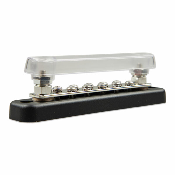 Busbar 150A 2P with 10 screws + cover