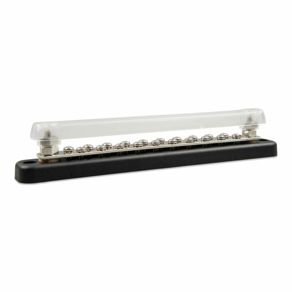 Busbar 150A 2P with 20 screws + cover