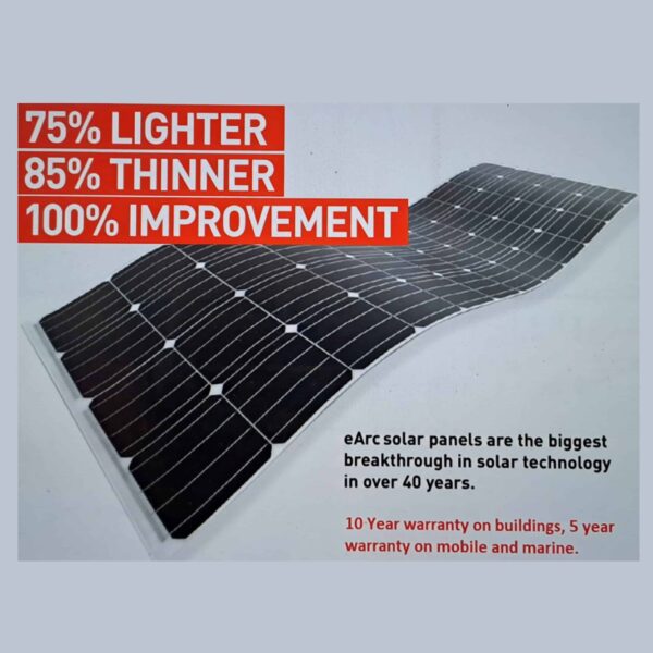Sunman eArc 100W Flexible Solar Panel - Image 2